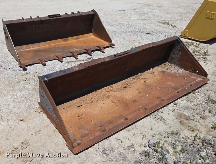 image for item EN2060 (2) skid steer buckets