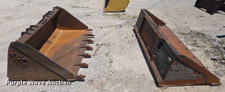 image for item EN2060 (2) skid steer buckets