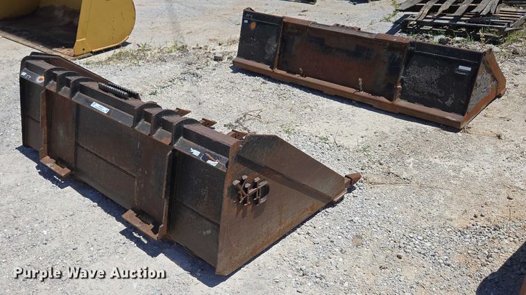 image for item EN2060 (2) skid steer buckets