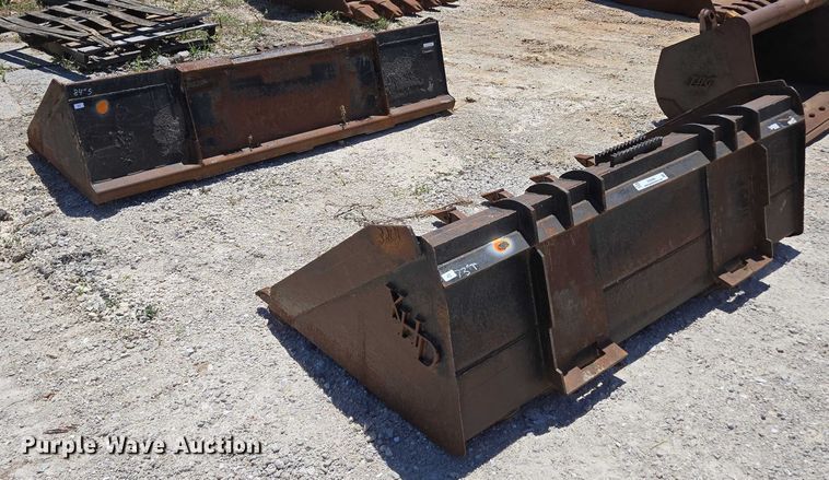 image for item EN2060 (2) skid steer buckets