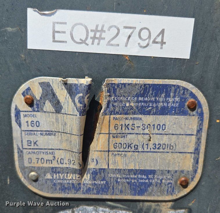 image for item EN2064 (2) excavator buckets