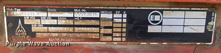 image for item EN2066 1998 Ditch Witch 3700DD trencher