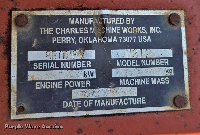 image for item EN2066 1998 Ditch Witch 3700DD trencher