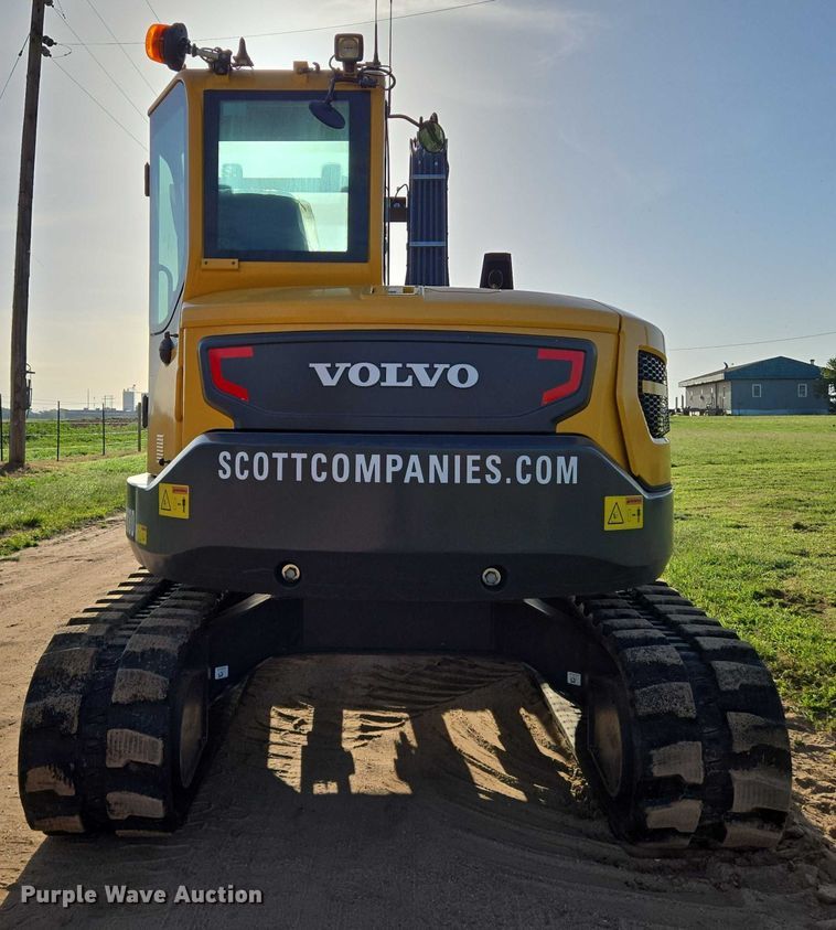 image for item EN8315 2023 Volvo ECR88D mini excavator