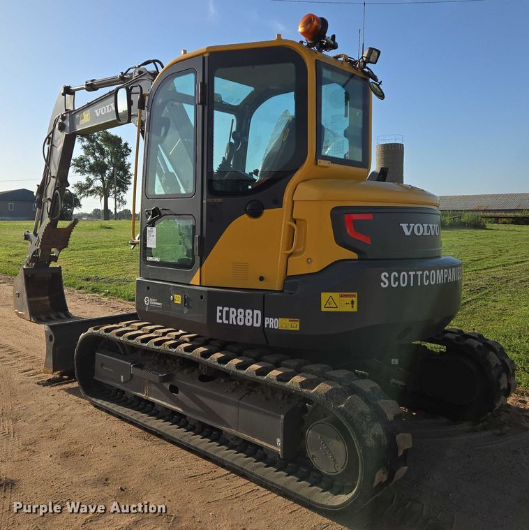 image for item EN8315 2023 Volvo ECR88D mini excavator