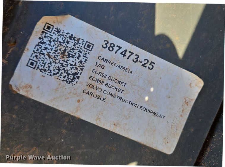 image for item EN8315 2023 Volvo ECR88D mini excavator