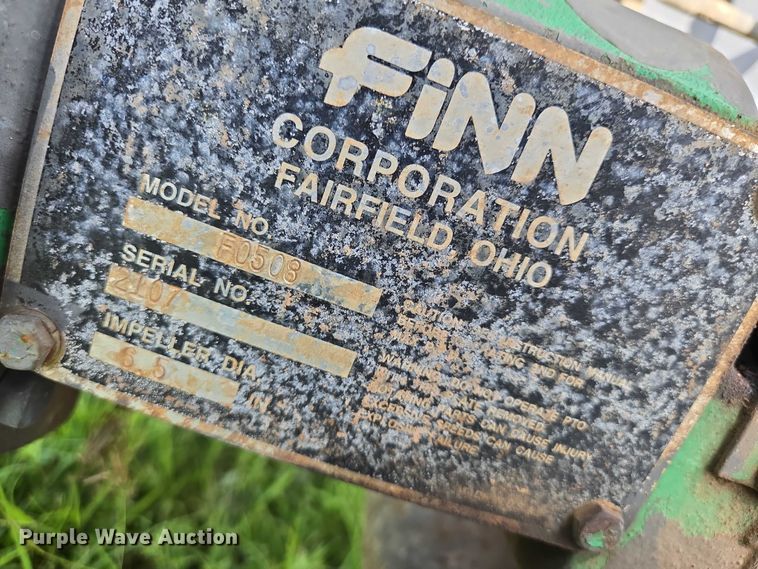 image for item EN8316 2007 Finn T-60 hydroseeder