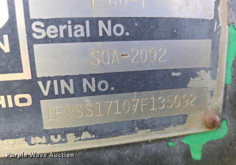 image for item EN8316 2007 Finn T-60 hydroseeder