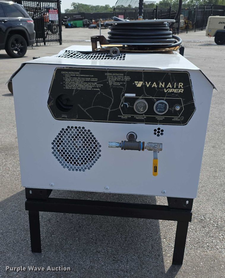 image for item EO1574 Vanair Viper G80 air compressor