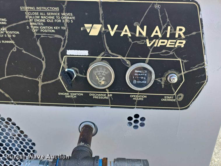 image for item EO1574 Vanair Viper G80 air compressor