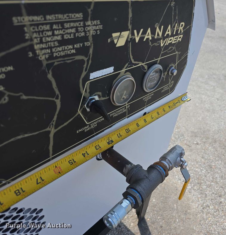 image for item EO1574 Vanair Viper G80 air compressor