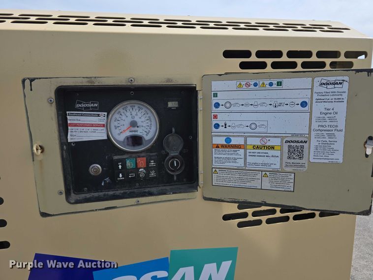 image for item EO1578 2019 Doosan P425/HP375WCU-T4F air compressor