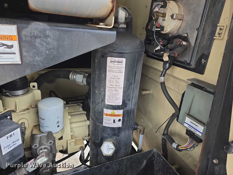 image for item EO1595 2015 Doosan P185WDZ-T4F air compressor