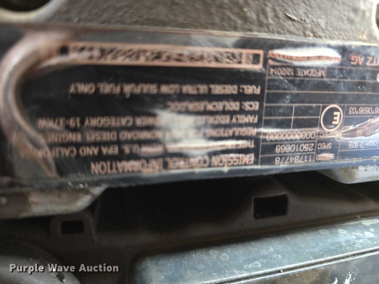 image for item EO1595 2015 Doosan P185WDZ-T4F air compressor