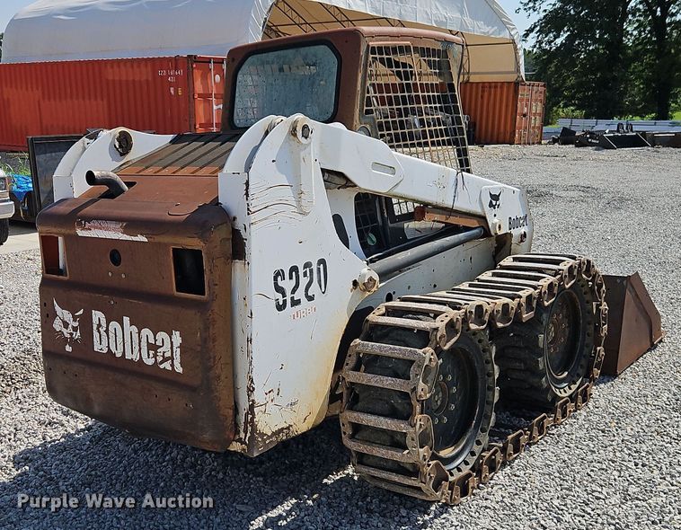 MINI CARGADOR SOBRE RUEDAS 2004 BOBCAT S220