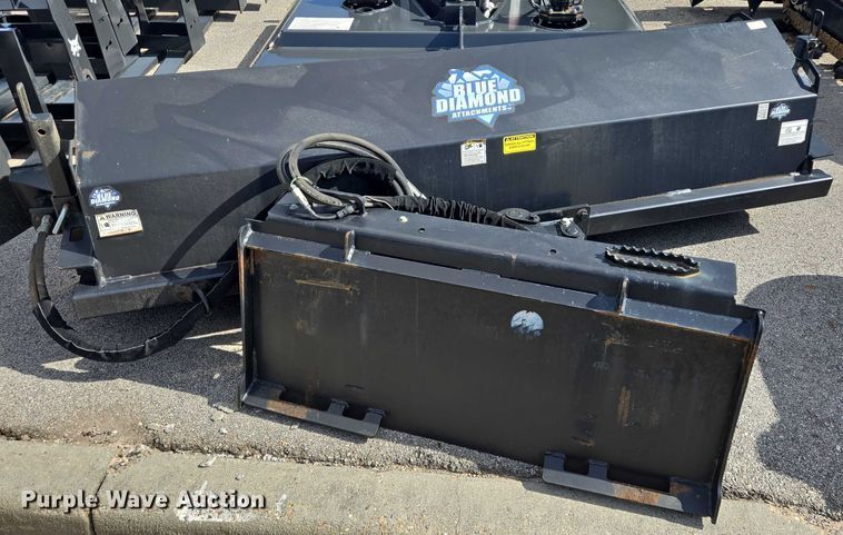 image for item EQ2611 Blue Diamond 116215 skid steer broom