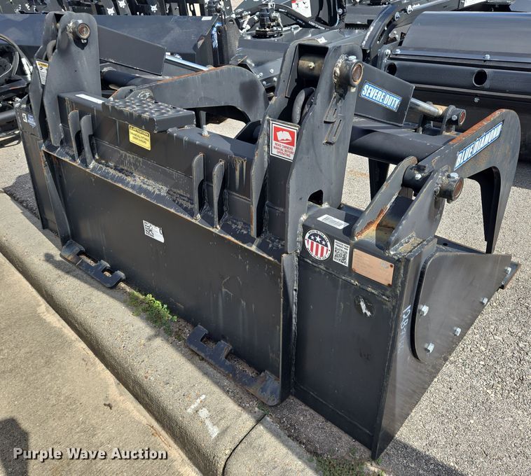 image for item EQ2612 Blue Diamond 106444 skid steer grapple bucket