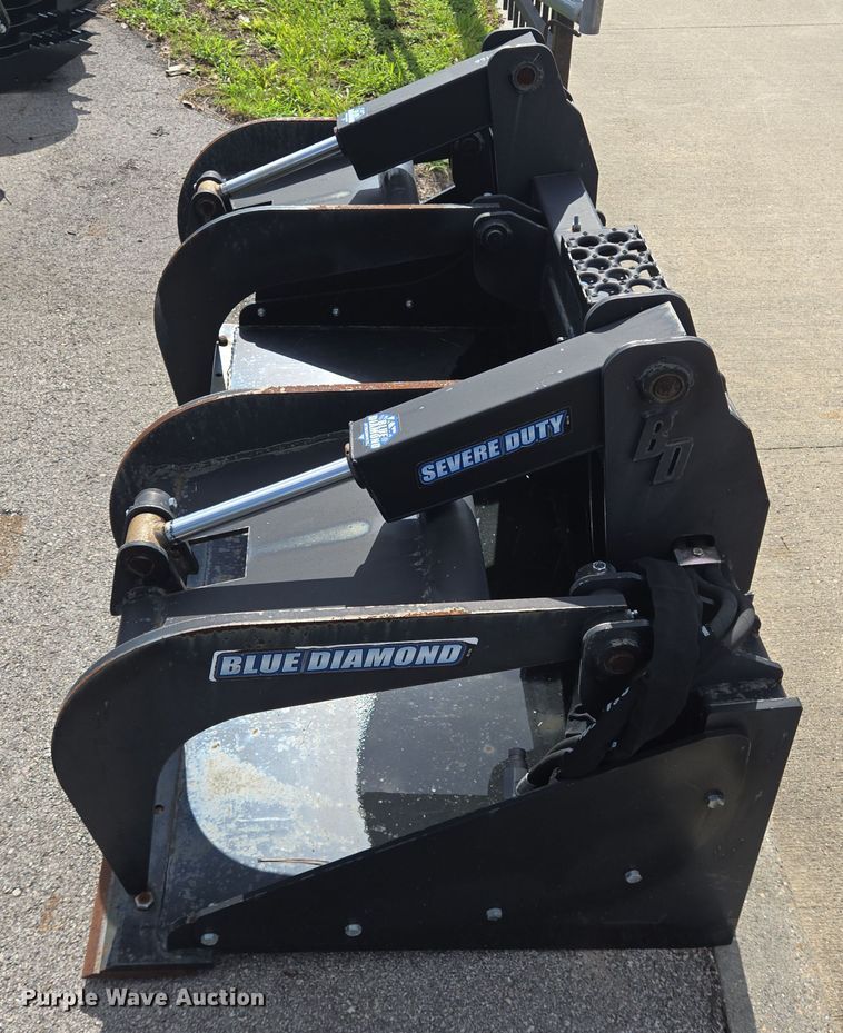 image for item EQ2612 Blue Diamond 106444 skid steer grapple bucket