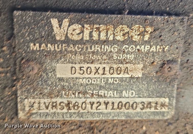 image for item EQ4091 2000 Vermeer D50x100 directional boring unit