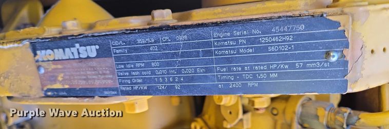 image for item EQ4094 Komatsu 515CCH wheel loader