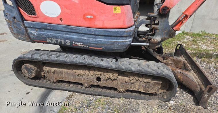 image for item EQ4096 2011 Kubota KX71-3S mini excavator