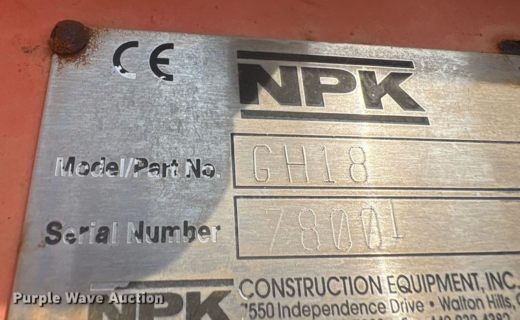 image for item ET7023 NPK GH18 breaker