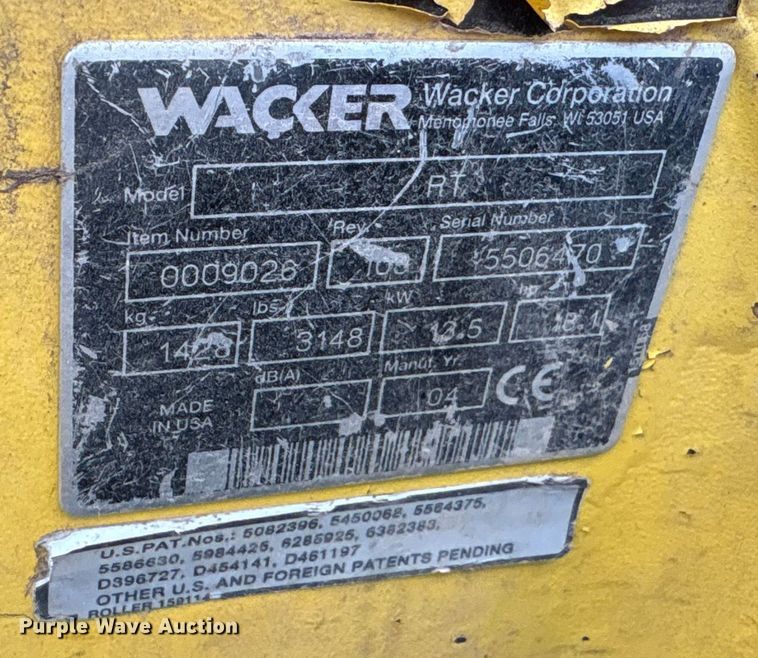 image for item ET7033 (6) trench compactors