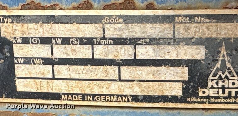 image for item ET7037 Deutz F4L912 pump