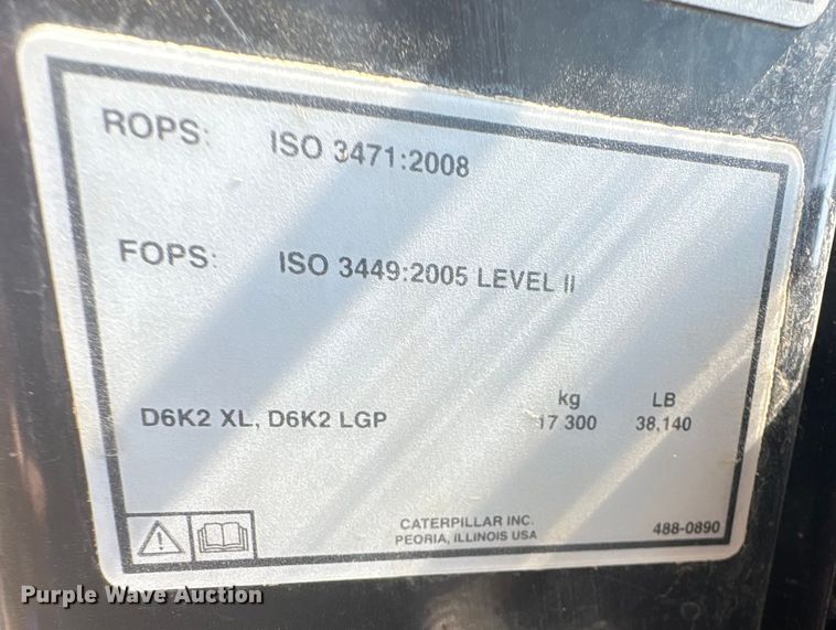 image for item ET7039 2018 Caterpillar D6K2 LPG dozer