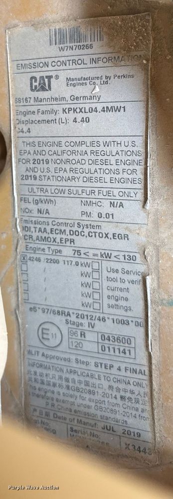 image for item ET7040 2019 Caterpillar D6K2 LGP dozer