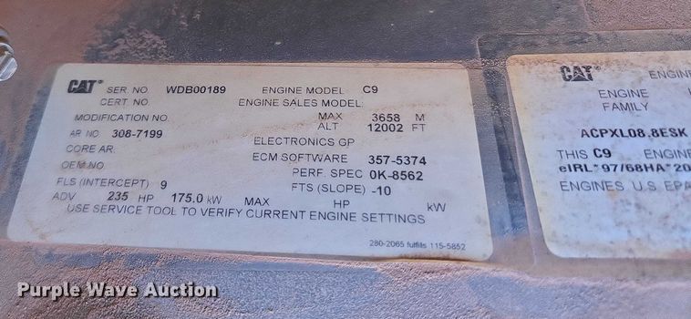 image for item EU3521 2010 Caterpillar D7E dozer