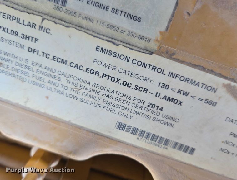 image for item FB9414 2014 Caterpillar 966M wheel loader