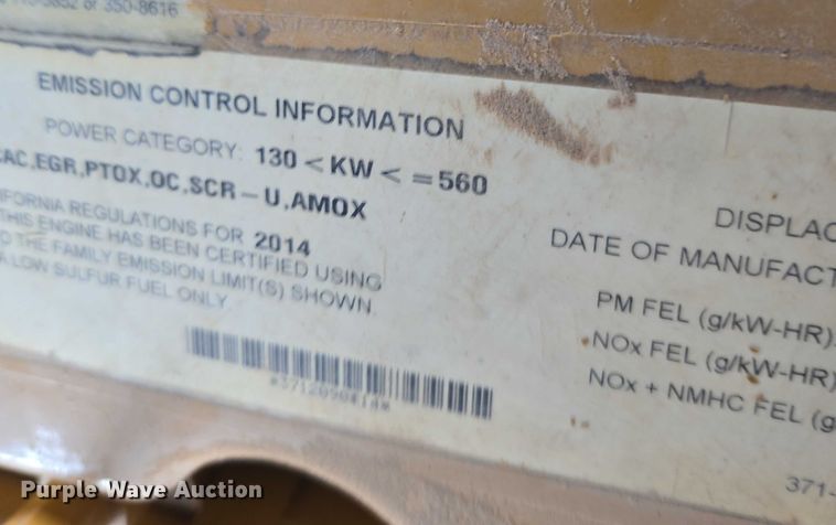 image for item FB9414 2014 Caterpillar 966M wheel loader