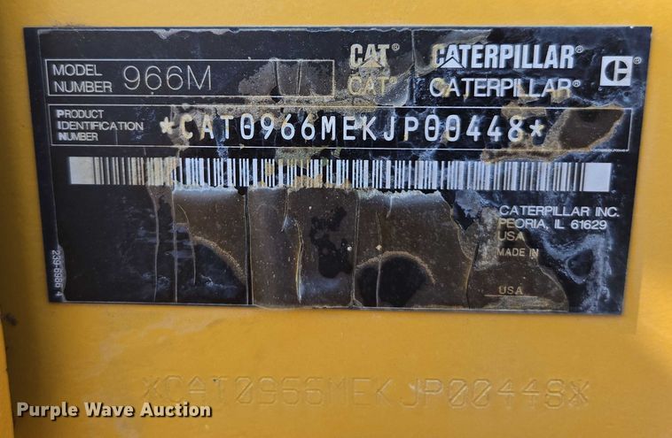 image for item FB9414 2014 Caterpillar 966M wheel loader