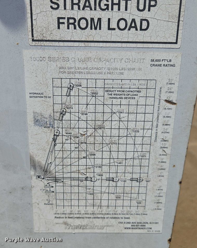 image for item FB9422 2007 Ford F750 utility / service truck