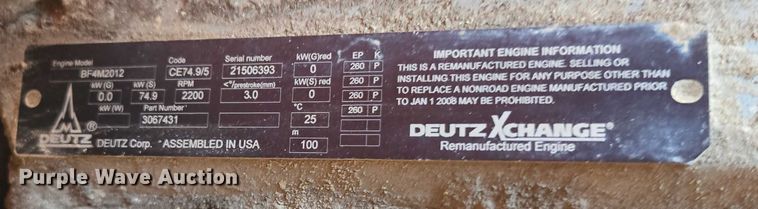 image for item FB9428 2006 Extec S3 74.9KW mobile screening plant