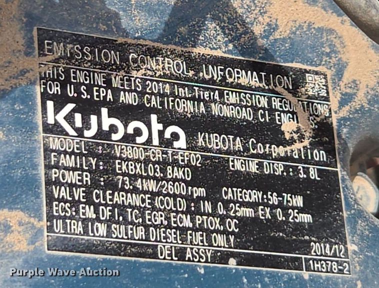 image for item FB9437 2015 Lee-Boy 8616B paver