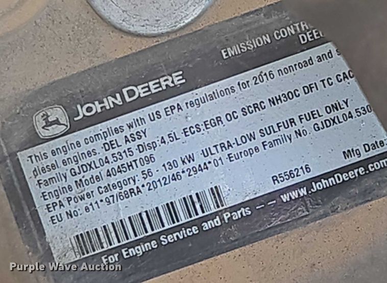 image for item FB9439 2017 John Deere 310SL backhoe