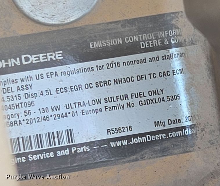 image for item FB9439 2017 John Deere 310SL backhoe