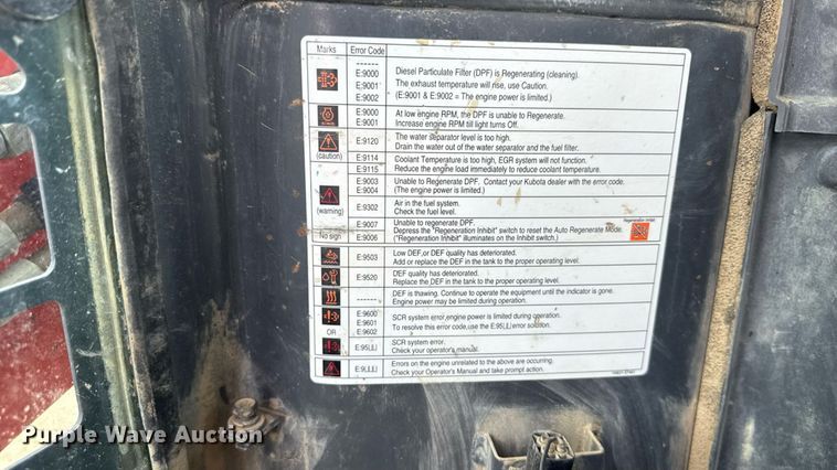 image for item MZ9407 2018 Kubota SVL95-2S tracked skid steer loader