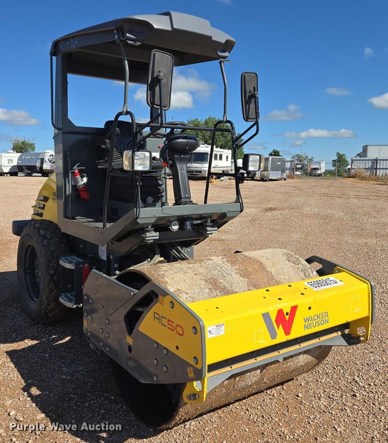 image for item YA0748 2021 Wacker Neuson RC50 single drum vibratory roller