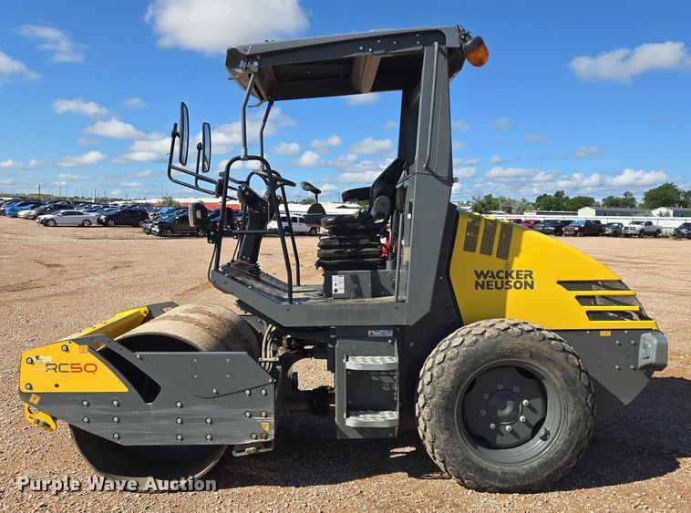 image for item YA0748 2021 Wacker Neuson RC50 single drum vibratory roller