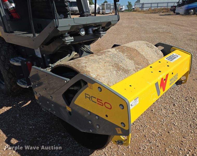 image for item YA0748 2021 Wacker Neuson RC50 single drum vibratory roller