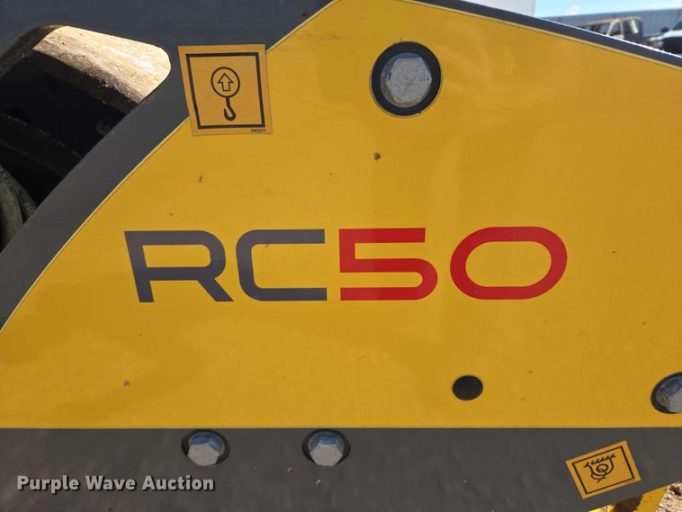 image for item YA0748 2021 Wacker Neuson RC50 single drum vibratory roller