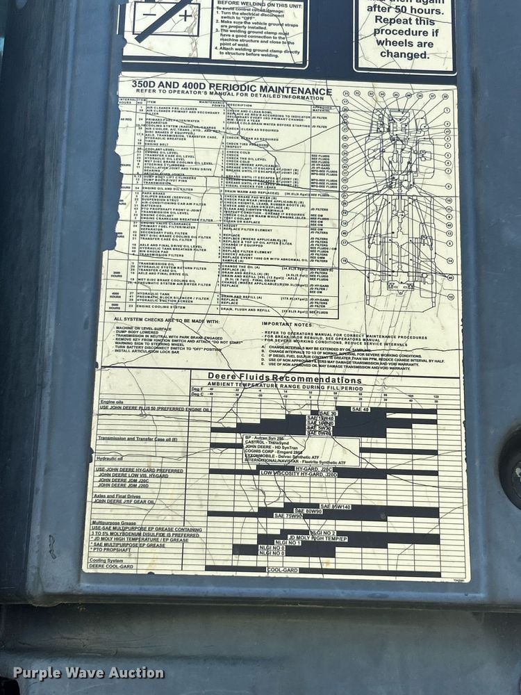 image for item YA0754 2005 John Deere 400D articulated haul truck