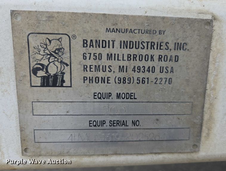 image for item YA0769 2014 Bandit 200 wood chipper