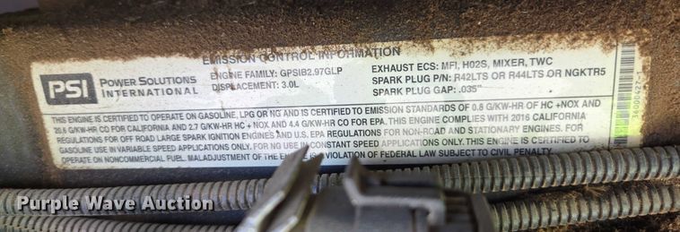 image for item YA0797 2017 Bandit 200UC wood chipper