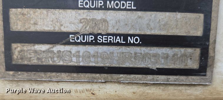 image for item YA0797 2017 Bandit 200UC wood chipper