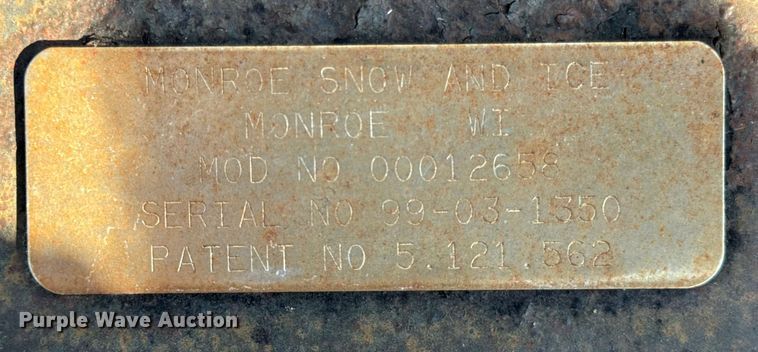 image for item DJ9699 Monroe 00012658 snowplow