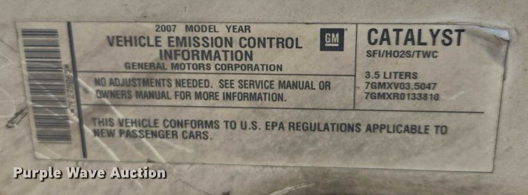 image for item DS4303 2007 Chevrolet Malibu 